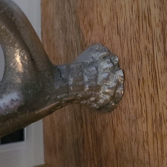 2 Book End in Metal and Wood - Picture 3 of 16